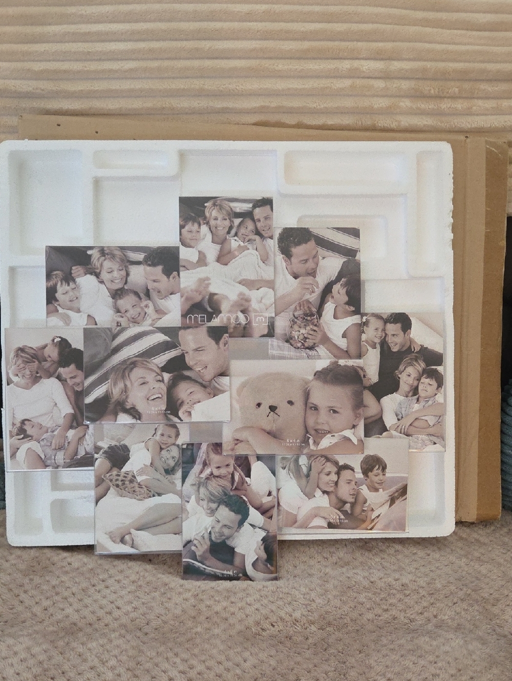 Multi-Opening Clear Photo Collage Frame